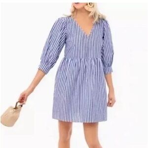 Tuckernuck Pomander Place Blue and White Stripe Lizzie Dress